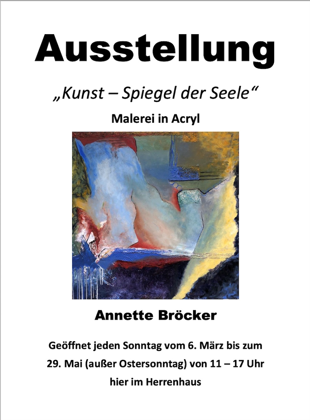 Plakat Broeckerausstellung